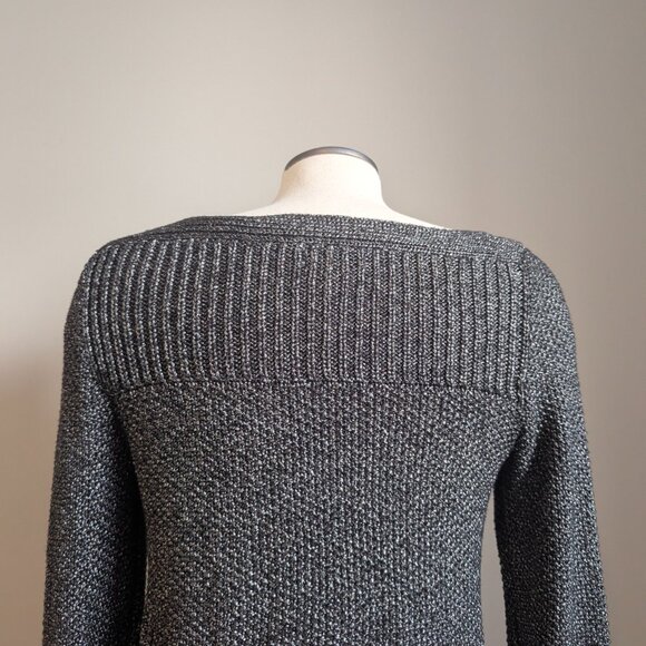 Calvin Klein Metallic Knit Sweater with Side Zip - Size S/M - Picture 8 of 11